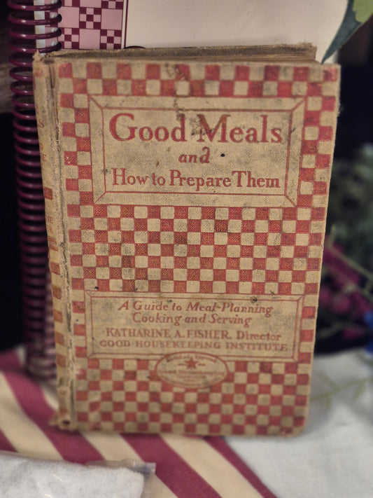 Good Meals Vintage Cookbook