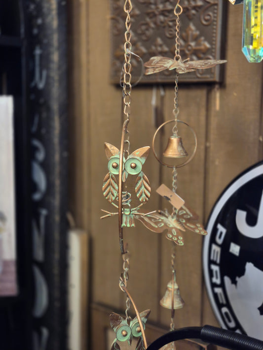 Owl wind chime