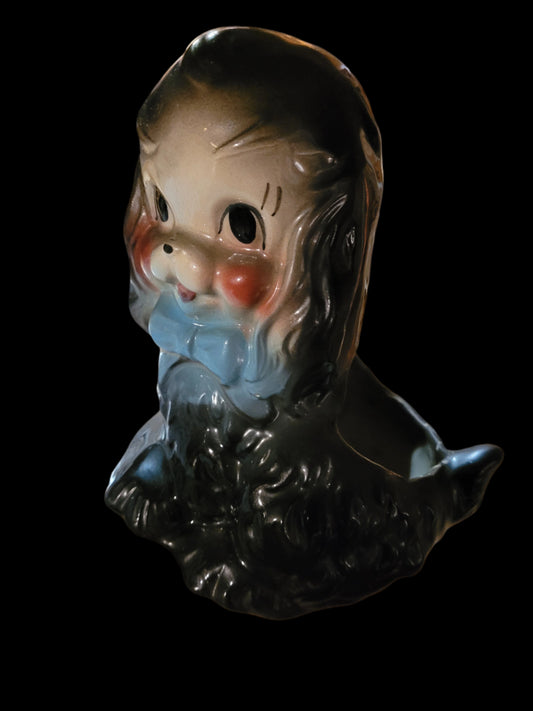 Vintage puppy planter