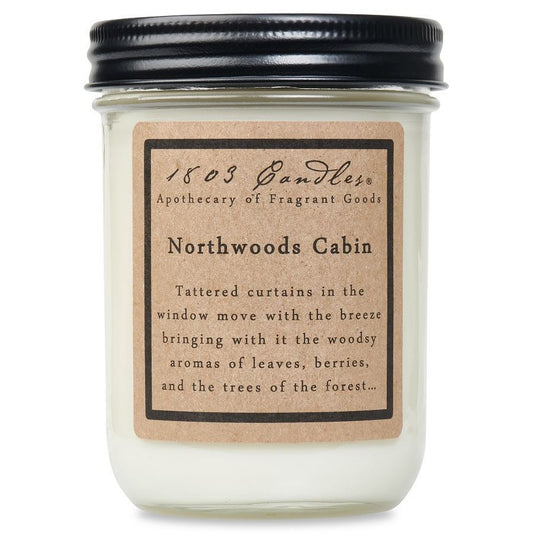 1803 Northwoods Cabin Soy Candle 14 oz