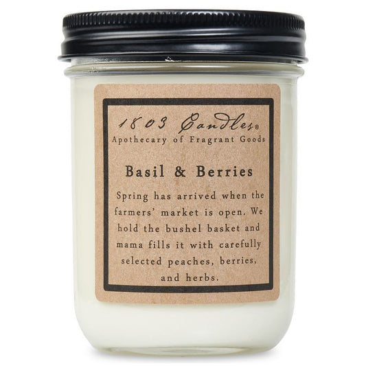 Basil & Berries Soy 1803 Candle 14oz