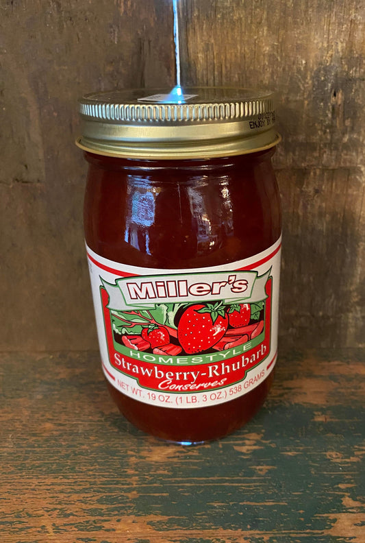 Millers Strawberry Rhubarb Jam